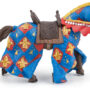 PAPO Blue Fleur de Lys Horse