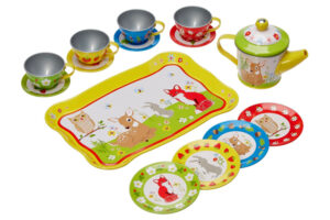 Forest Friends Tin Tea Set