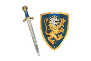 Junior Blue Knight Sword & Shield Set