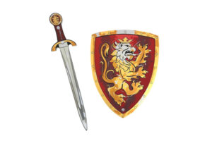 Junior Red Knight Sword & Shield Set