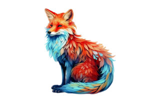 Hidden Shapes Puzzle: Handsome Fox