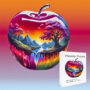 Hidden Shapes Puzzle: Apple Sunrise