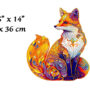 Hidden Shapes Puzzle: Classy Fox