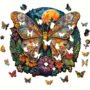 Hidden Shapes Puzzle: Enchanting Butterfly