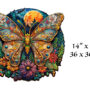 Hidden Shapes Puzzle: Enchanting Butterfly