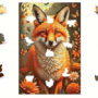 Premium Wooden Puzzle: Red Fox - 501 Pieces