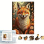 Premium Wooden Puzzle: Red Fox - 501 Pieces