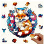 Challenging Wooden Puzzles: Cute Little Fox