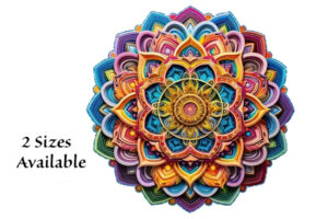 Hidden Shapes Puzzle: Meditation Flower