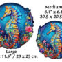 Hidden Shapes Puzzle: Serene Seahorse