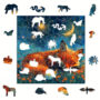 Hidden Shapes Puzzle: Sleeping Fox