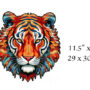 Hidden Shapes Puzzle: Tiger