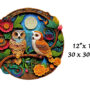 Hidden Shapes Puzzle: Two Owls