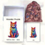 Hidden Shapes Puzzles - Colorful Kitty