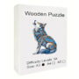 Hidden Shapes Puzzle: Majestic Wolf