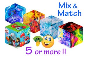 SHASHIBO Magnetic Puzzle Cubes - Mix & Match 5+