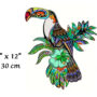 Challenging Wooden Puzzle: Colorful Toucan