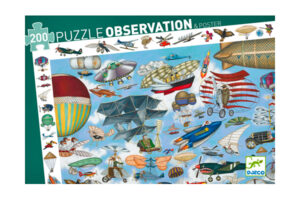 Aero Club 200 Piece Observation Puzzle by DJECO Toys