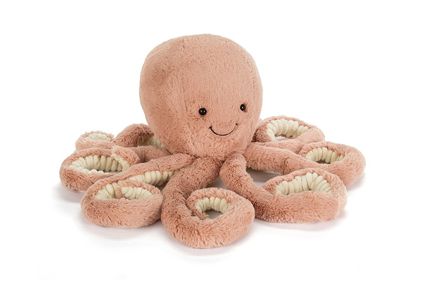 smiley octopus soft toy