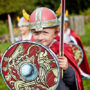 Red Viking Helmet